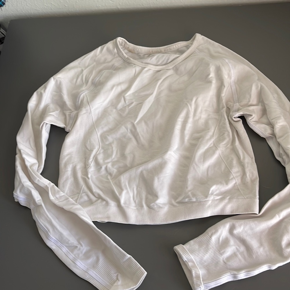Crop Long Sleeve Workout Top